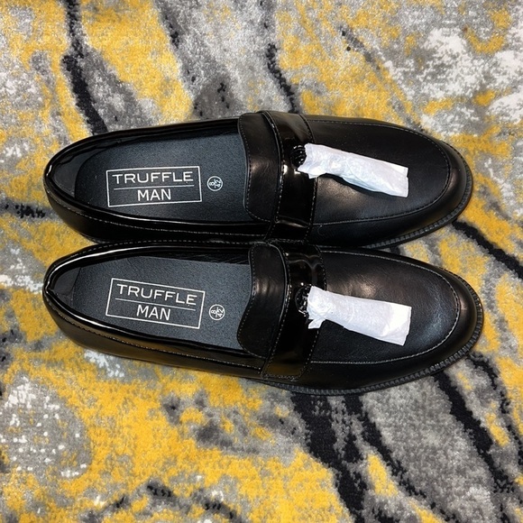Truffle Man Shoes | Patent Leather Tassel Loafers Size 8 brand new - Picture 3 of 5